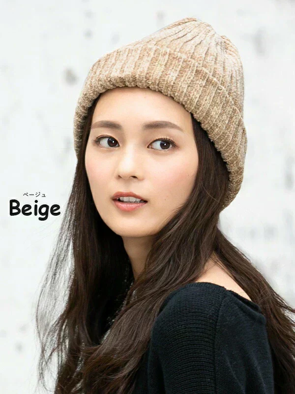 【フリー-ブラック】【商品名：5colorグローベロアニット】