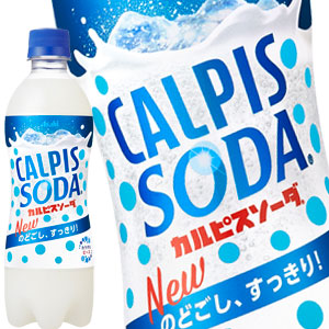 【3?4営業日以内に出荷】アサヒ カルピスソーダ 500mlPET×24本［賞味期限：2ヶ月以上］北海道、沖縄、離島は送料無料対象外です。[送料無料]
