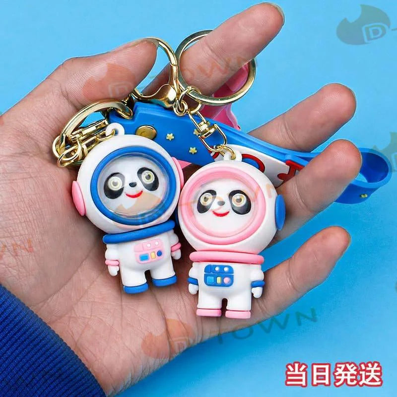 キーホルダー 宇宙員 宇宙飛行士 バッグ飾り 誕生日プレゼント かわいいキーホルダー カップルキーホルダー 宇宙飛行士 シリコンキーホルダー w451B(ブルー)