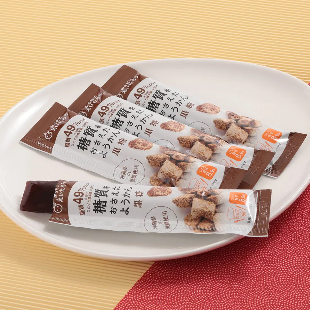 榮太樓總本鋪 糖質をおさえたようかん 3種（こし餡・黒糖・はちみつ）27g×各10本（計30本）