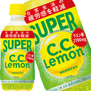 【3?4営業日以内に出荷】サントリー スーパーＣＣレモン [機能性表示食品] 350mlPET×24本［賞味期限：2ヶ月以上］北海道、沖縄、離島は送料無料対象外です。[送料無料]