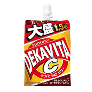 【3?4営業日以内に出荷】サントリー デカビタC ゼリー 270ｇパウチ×60本［30本×2箱］［賞味期限：2ヶ月以上］北海道、沖縄、離島は送料無料対象外です。[送料無料]