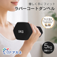 ダンベルセット 5kg 「ブラック」 2個セット カラーダンベル ダンベル 滑りにくい ゴム素材 腕 筋力 ウェイト トレーニング 鉄アレイ 男性 女性 ダイエット 筋トレ ジム 自宅