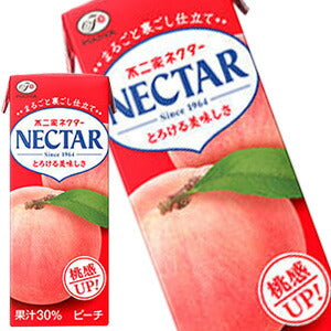 伊藤園 不二家ネクターピーチ 200ml紙パック×72本［24本×3箱］［賞味期限：3ヶ月以上］北海道、沖縄、離島は送料無料対象外［送料無料］【3~4営業日以内に出荷】