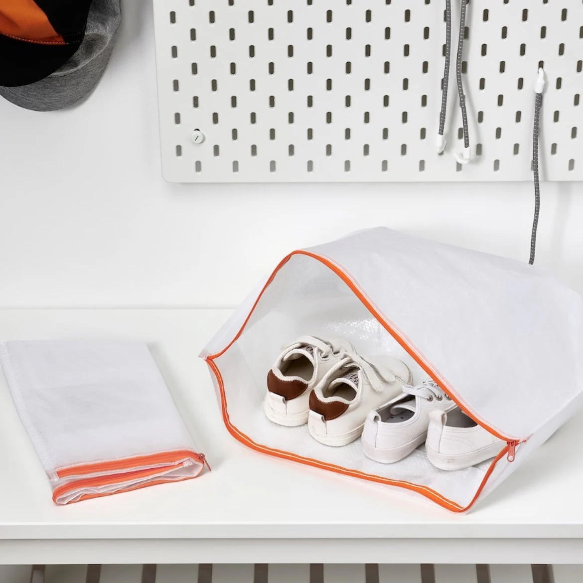【1枚】IKEA イケア PARKLA ペルクラ シューズバッグ 靴 収納袋 (シューズ1) 105.223.82