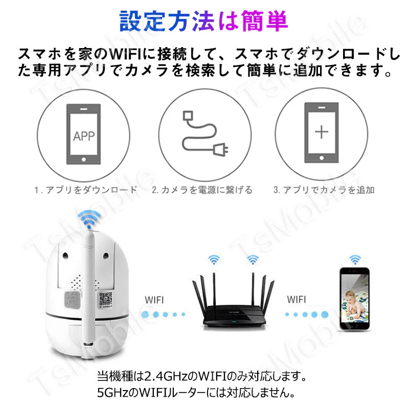 防犯カメラ 室内 ほぼ360°回転可能 200万画素 夜間赤外線暗視 家庭 店舗 事務所用 ネットワークカメラ WiFi  監視カメラ ペット 子供 動体検知追跡 老人介護