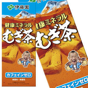 伊藤園 健康ミネラルむぎ茶 250ml紙パック×96本［24本×4箱］［賞味期限：3ヶ月以上］北海道、沖縄、離島は送料無料対象外［送料無料］【3~4営業日以内に出荷】