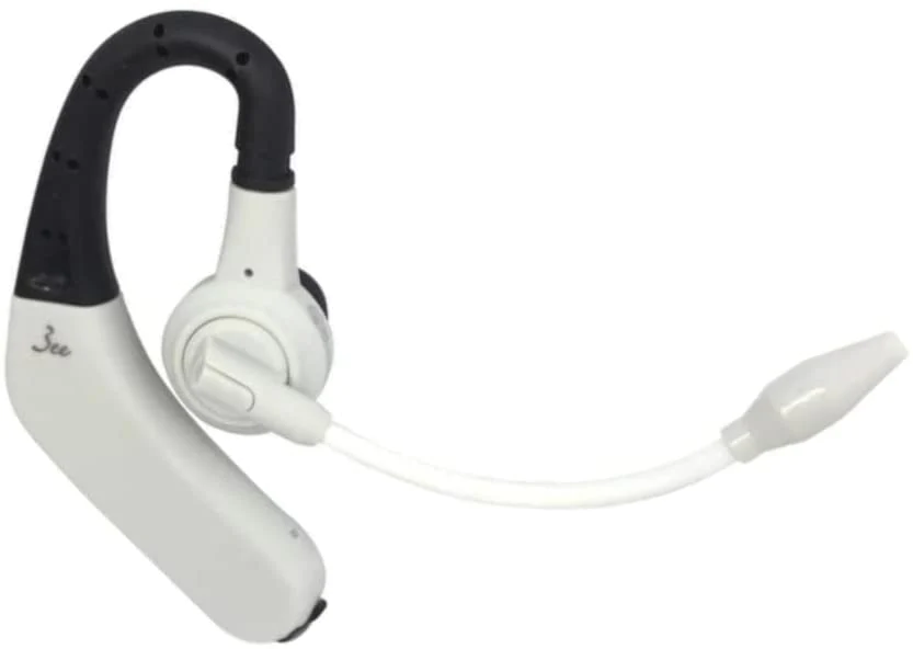 3ee Bluetooth ヘッドセット Call 02 ライトグレー（モノラル 片耳イヤホンタイプ） ノイズキャンセリングマイク
