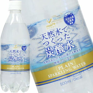 神戸居留地 炭酸水 500mlPET×48本［24本×2箱］［賞味期限：3ヶ月以上］北海道、沖縄、離島は送料無料対象外［送料無料］【8月12日出荷開始】