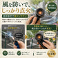【風が強い日も安心安全！】【１年保証】ターボ式 線香ライター お墓参り ライター 安全 簡単着火 線香 雨の日 手軽 携帯用袋付き ブタンガス 手軽 安全 ガス お盆 お彼岸 実家帰り 送料無料