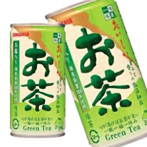 サンガリア おいしいお茶 190g缶×60本［30本×2箱］［賞味期限:4ヶ月以上］北海道、沖縄、離島は送料無料対象外［送料無料］【5?8営業日以内に出荷】
