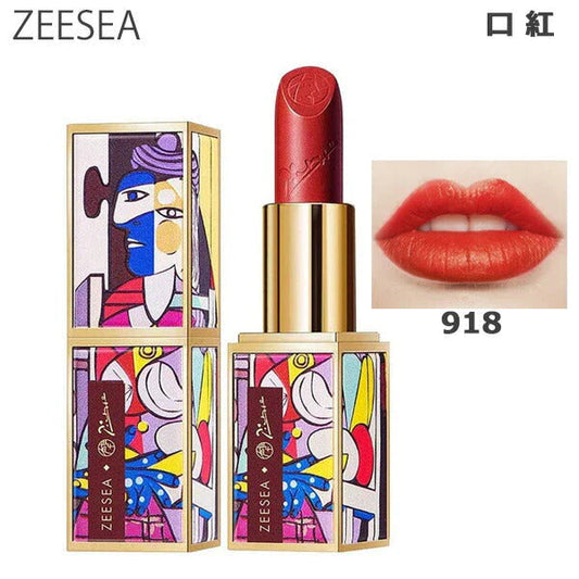 ZEESEA(ズーシー) ピカソ ベルベットマット リップスティック 座っている女 918 口紅 (ゆうパケット送料無料)