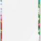 Kazall プリント柄付き　保護ガラスフィルム　 for iPhone　8/7　(GARDEN ガーデン) 　保護フィルム　アイフォン