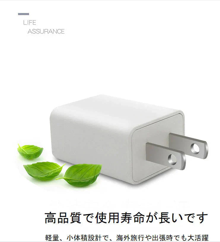 USB AC充電アダプター 1A USB1ポート 黒色 PSE認証 USB充電器 iPhone 充電器Type-C 急速 充電 アップル アンドロイド andoroid スマホ ipad チャージャ ポイント消化