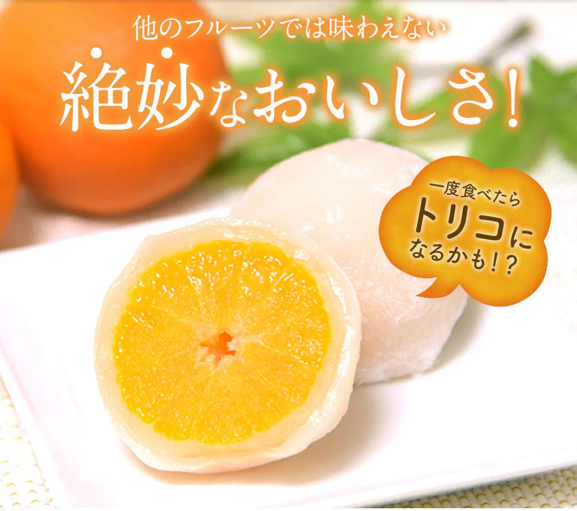 9個入り まるごと みかん 大福 和菓子 高級 ギフト お取り寄せ まるごと ミカン 大福 9個 送料無料 プレゼント 熊本県産 小玉 みかん使用 スイーツ お菓子 白あん 手土産 冷凍　《7-14日営業日以内に出荷予定(土日祝除く)》
