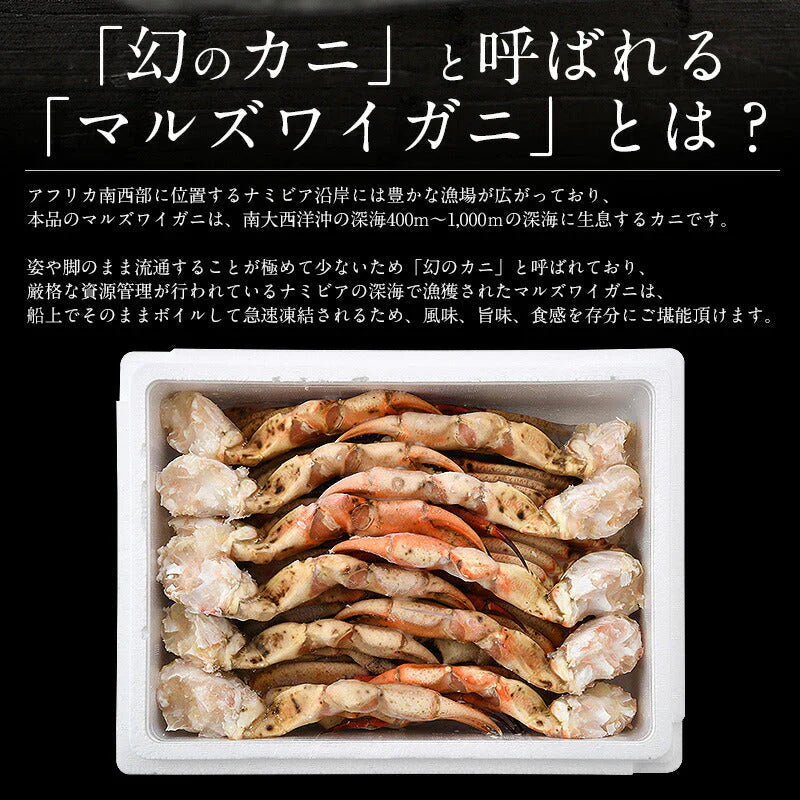 マルズワイガニ まるずわいがに 足 脚 3kg（約12〜18肩入り） マルズワイ まるずわい ズワイガニ 蟹 カニ かに ズワイ蟹 お取り寄せグルメ 美味しい 冷凍カニ 冷凍かに 海鮮 冷凍 グルメ［送料無料］ 母の日 プレゼント ギフト  母の日思いの 健康 実用的 父の日 子供 孫