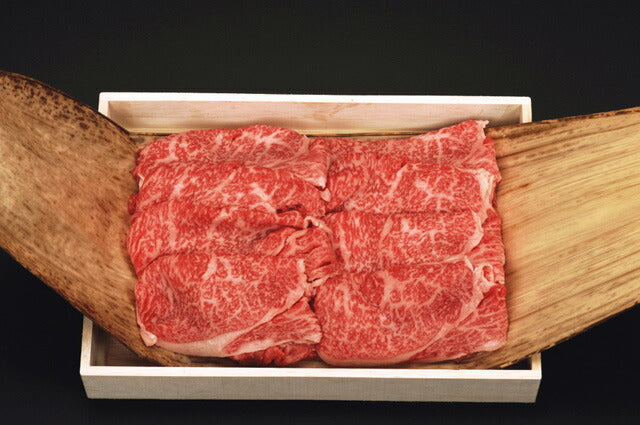 【広告用】三重県名産品 黒毛和牛　国産黒毛和牛ロースすき焼き用 500g
