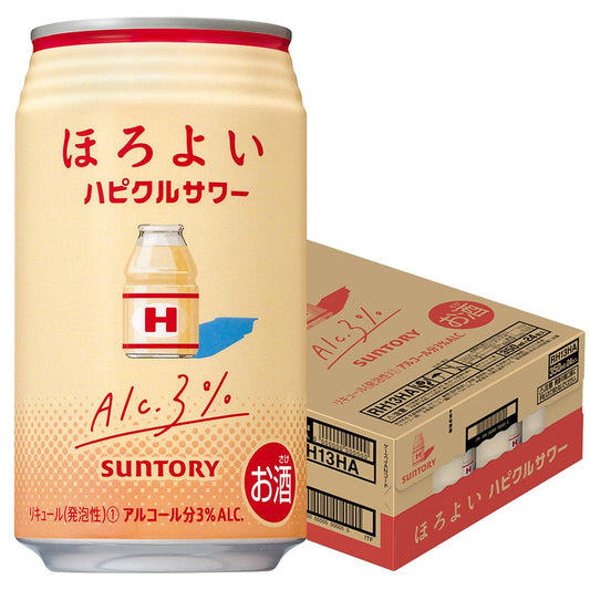 サントリー ほろよい ハピクルサワー 350ml×1ケース/24本【ご注文は2ケースまで同梱可能】