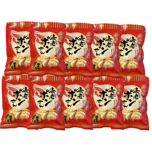 【終売】大阪名物！海老ポンせん (50g×10袋)