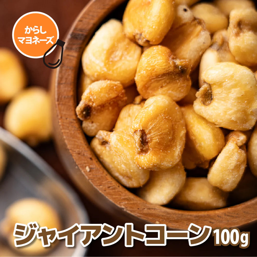 ジャイアントコーン からマヨ味 100g おつまみ ジャイコン 小腹サポート おやつ 食べきりサイズ チャック付き 送料無料 プチギフト