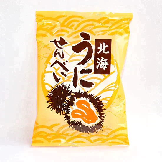 【北海道限定】ムロタ 北海うにせんべい【1袋6枚(2枚入×3袋)×2袋】新千歳空港 お土産
