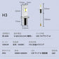 LEDフォグランプ H3 6000k-ポーペ 60W 1200LM 12V/24V兼用 無極性 CSPチップ搭載 両面発光 ホワイト 高輝度 2本セット w221A(ホワイト)
