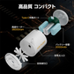 エアーポンプ 空気入れ 空気抜き 圧縮 ランタン USB充電式 LEDライト コンパクト 軽量 ノズル5種 キャンプ 釣り 車中泊 エアマット 浮き輪 アウトドア レジャー