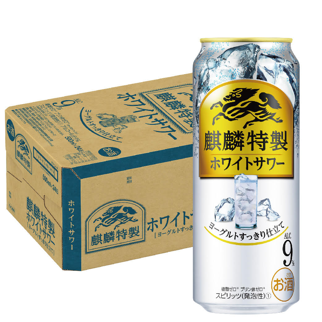 【送料無料】キリン・ザ・ストロング麒麟特製ストロング 9％ ホワイトサワー 500ml×24本【北海道・東北・四国・九州・沖縄県は必ず送料がかかります】