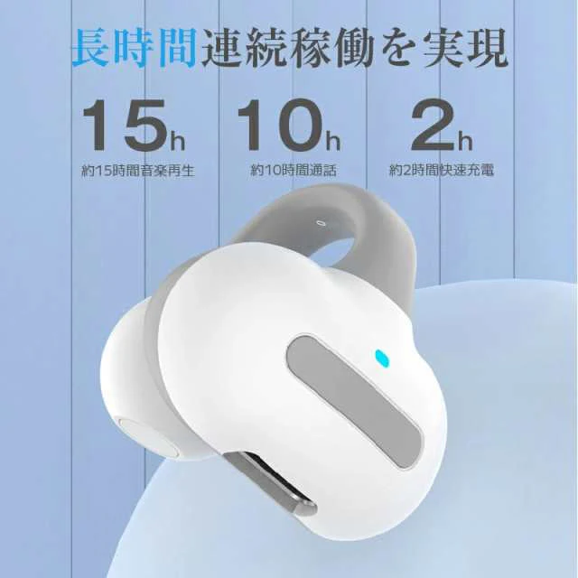 即納 Bluetoothイヤホン 可愛いイヤホン耳かけ式 ワイヤレス 運動 出勤 イヤホン ランニング s068B(ブルー)