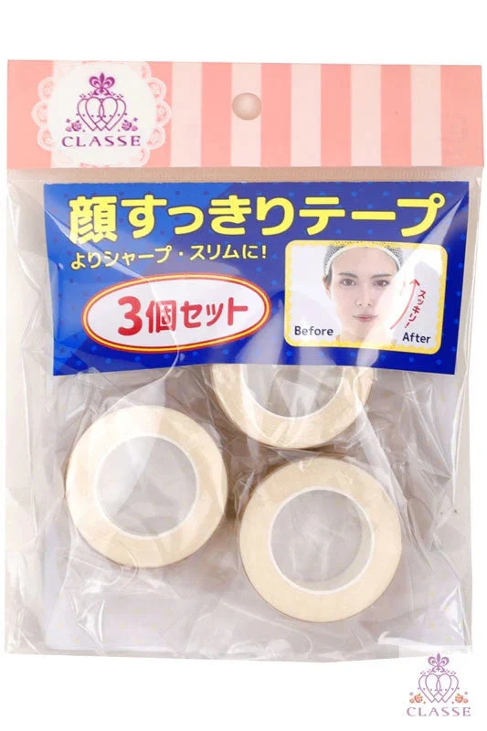 クラッセ 顔すっきりテープ【3個セット】 テーピング リフトアップ コスプレ ウィッグ つり上げ