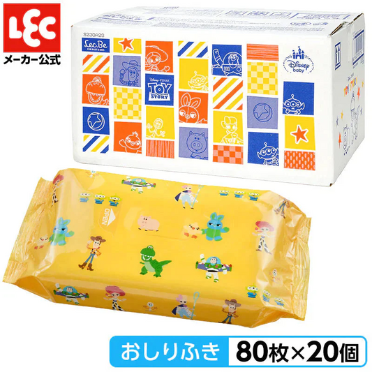 水99% おしりふき ふんわり ディズニー ベビー トイ・ストーリー  【1600枚】 80枚x20個 おしり拭き