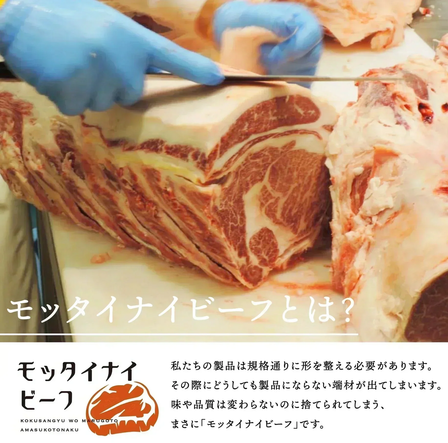 モッタイナイビーフ（和牛入り 国産牛 1kg）