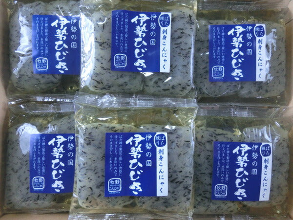 「伊勢の国 伊勢ひじきばた練り刺身こんにゃく 12個セット」【お届け不可地域：北海道・沖縄・離島】