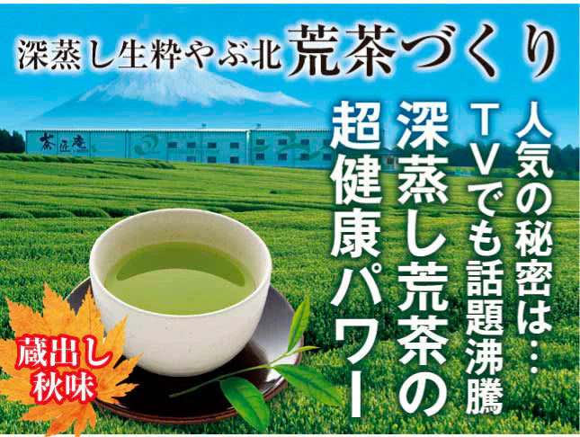 【2個セット】日本橋いなば園 静岡深蒸し茶 荒茶づくり 100g ネコポス メール便送料無料