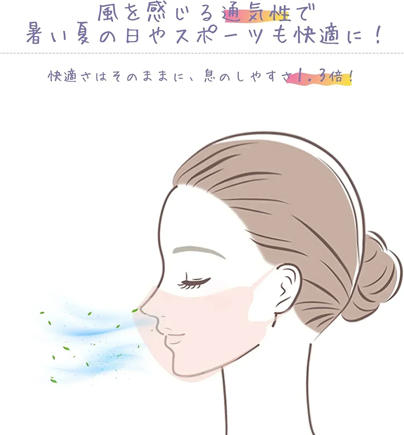数量限定！在庫限り！【夏 通気性改良】 ＼ アプリコット・40枚(10枚×4パック) ／息しやすい・薄型 マスク3Dマスク 春マスク 丸顔【適格請求書発行事業者】 不織布マスク 定番マスク 立体マスク 血色マスク バイカラーマスク 立体 くちばし 使い捨てマスク 小顔 耳が痛くならない カラーマスク