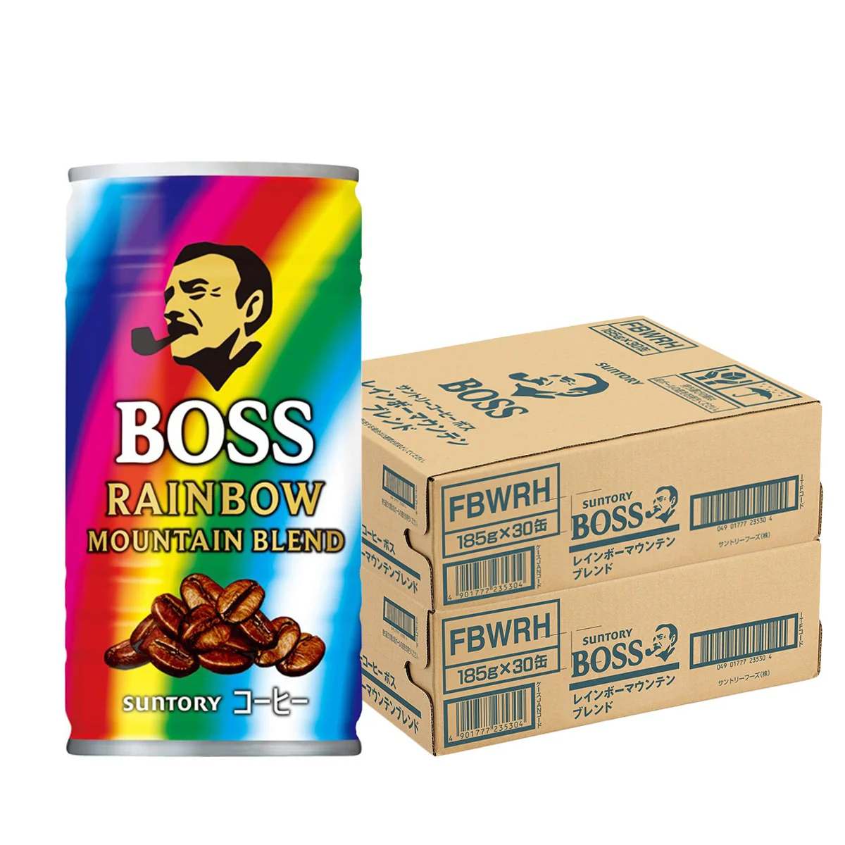 サントリー BOSS ボス レインボーマウンテン 185ml×2ケース/60本