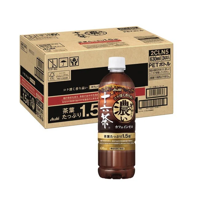 【送料無料】アサヒ ぎゅっと濃い十六茶 630ml×24本/1ケース