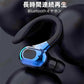 当日発送 Bluetooth ワイヤレスイヤホン 片耳 右耳 超軽量 耳掛け型 イヤホン 右耳用 ハンズフリー通話 マイク内蔵 iPhone/Android適用 s010B(ホワイト)