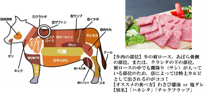 400g 2〜3人前 仙台牛希少部位「ザブトン」 焼肉用