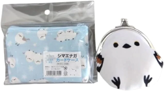 北海道限定 【北海道限定】雪の妖精 シマエナガ【カードケース・がま口×各1個】財布 お土産 小物入れ ポーチ がまぐち プレゼント