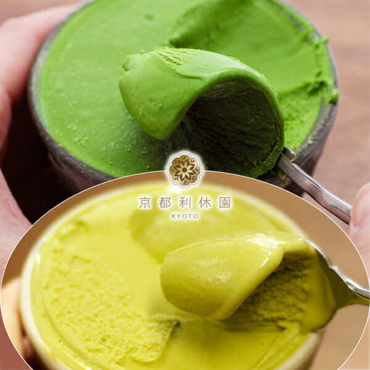 京都 「プレミアムアイス宇治抹茶＆玄米茶 各4個（計8個）」【送料込み】