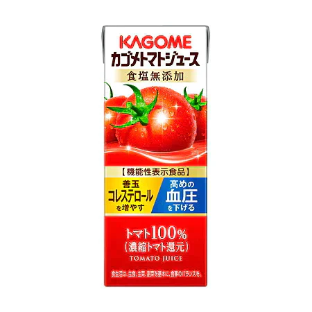 KAGOME カゴメトマトジュース 食塩無添加  200ml×24本 (1ケース)