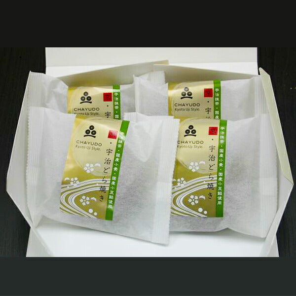 京都銘菓 茶游堂　京・宇治どら焼き 4個入