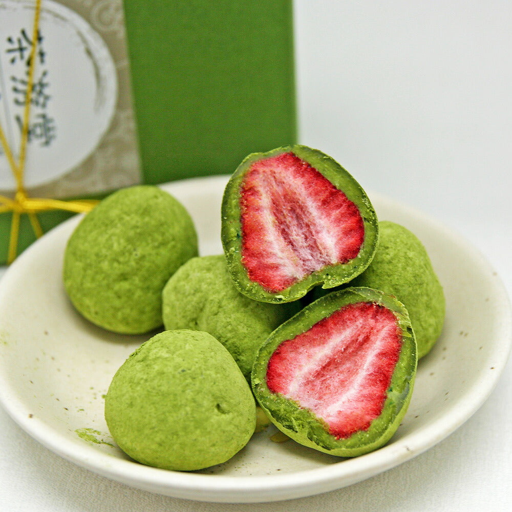 抹茶いちごトリュフ