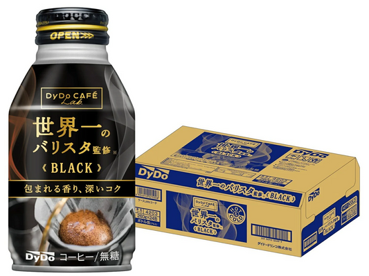 ダイドーブレンド 世界一のバリスタ監修 ブラック 無糖 275ml×１ケース/24本