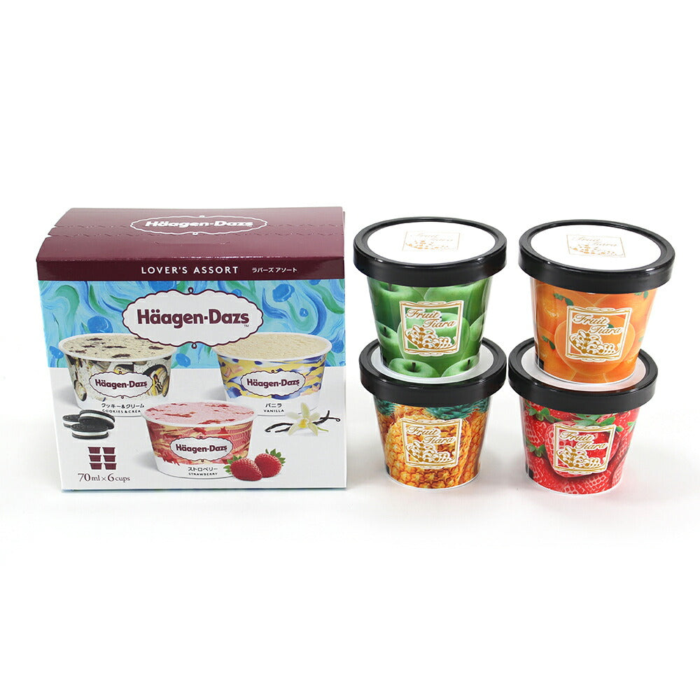 ハーゲンダッツ＆フルーツティアラアイスHセット 7種10個セット【送料込み】【お届け不可地域：北海道・沖縄・離島】