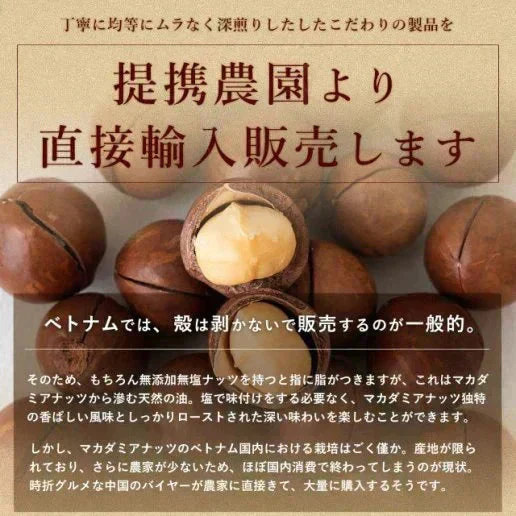 殻付きマカダミアナッツ 300g 送料無料