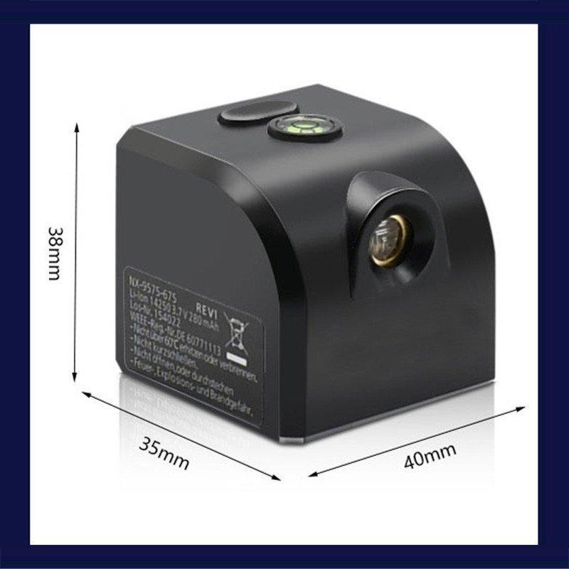レーザー墨出し器 小型 usb充電式水平器 グリーンレーザー 水準器 屋外 屋内 精確 グリーンライト コンパクト 強力磁石 多様ライン 内装適用 能率を上げ w484C(一字形(縦))