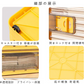 XINYF 収納ボックス 60×42×33.5cm-84.4L) 折りたたみ 蓋付き 積み重ね 全方向から取り出せる 収納ケース プラスチック キャスター付き (ホワイト-1個