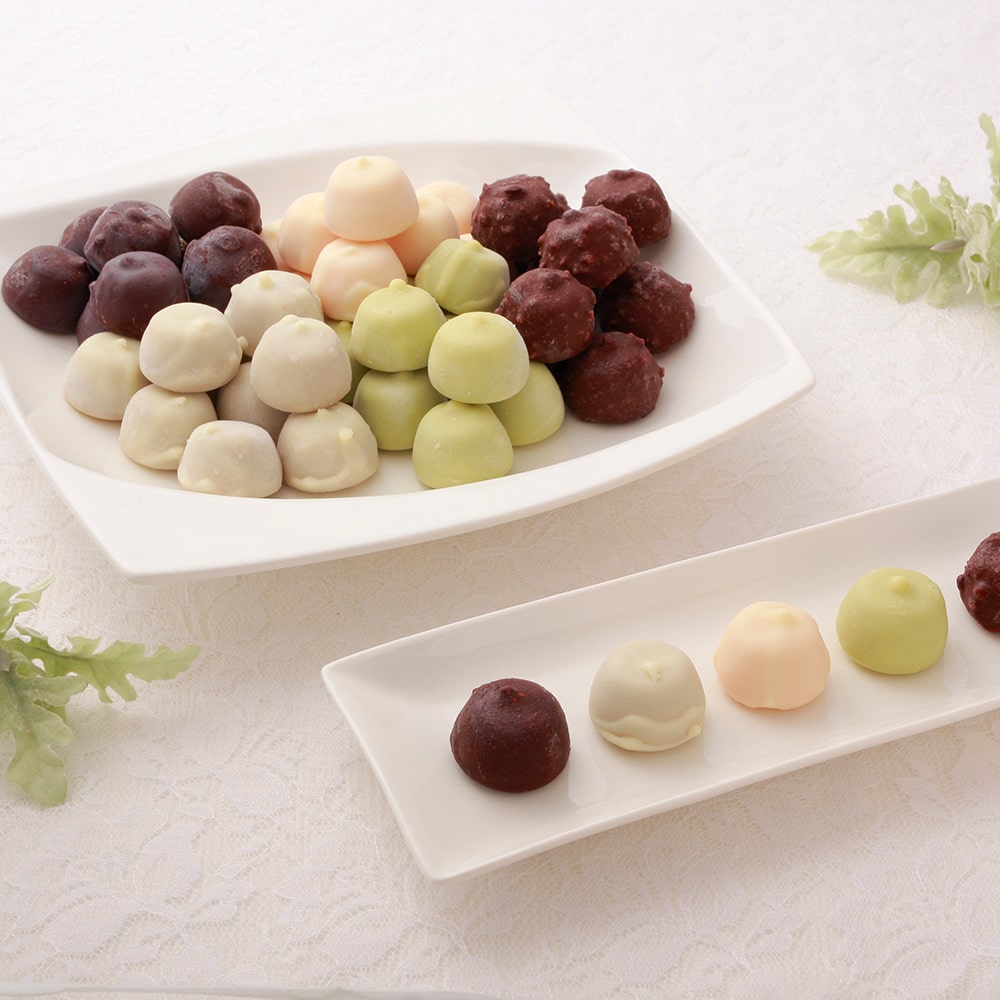 【3人シェア買いでお得】横濱浪漫館 チョコアイスボールセット 50個 詰め合わせ